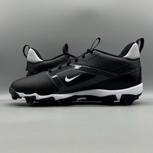 Nike Alpha Menace 4 Shark Football Cleats Size 10 WIDE Black White FQ3875-001 - Picture 6 of 9